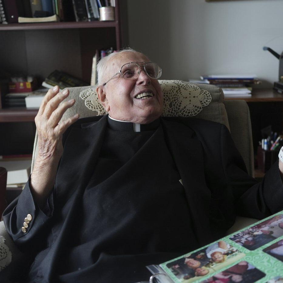 At 100, this globetrotting Catholic priest still bakes pies, enjoys opera and celebrates daily Mass